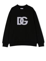 Dolce & Gabbana Kids sweat à détails de clous - Noir