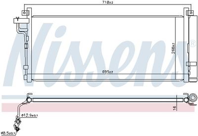 Condensor, airconditioning 940935