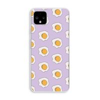 Bacon to my eggs #1: Pixel 4 XL Transparant Hoesje