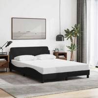 Bedframe "Dover" stof zwart 140x190 cm