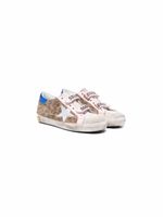 Golden Goose Kids baskets Old School à paillettes - 81285 BEIGE/ROSA