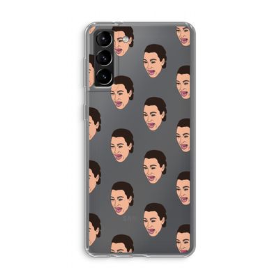 Ugly Cry Call: Samsung Galaxy S21 Plus Transparant Hoesje
