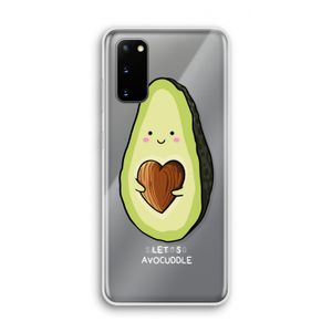 Avocuddle: Samsung Galaxy S20 Transparant Hoesje