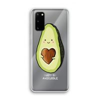 Avocuddle: Samsung Galaxy S20 Transparant Hoesje