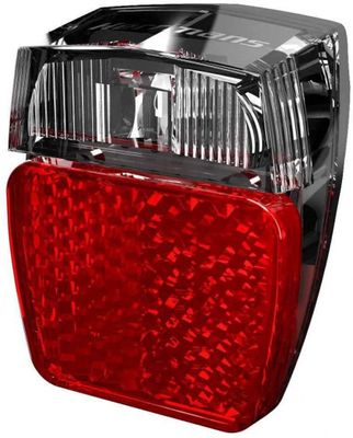 Herrmans achterlicht H Trace Mini 6 12V e bike rood/zilver Herrmans achterlicht H Trace Mini 6 12V e bike rood/zilver