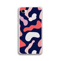 Memphis Shapes Pink: Google Pixel 3 XL Transparant Hoesje