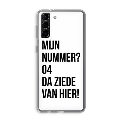 Da ziede van hier: Samsung Galaxy S21 Plus Transparant Hoesje