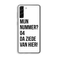 Da ziede van hier: Samsung Galaxy S21 Plus Transparant Hoesje