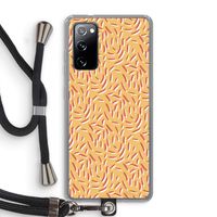 Camouflage: Samsung Galaxy S20 FE / S20 FE 5G Transparant Hoesje met koord