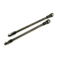 Push rod (steel) (assembled with rod ends) (2) (black) (use with #5359 progressive 3 rockers) - thumbnail