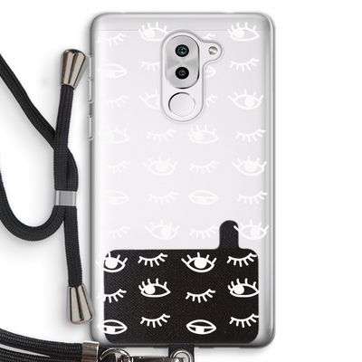 Eye pattern #3: Honor 6X Transparant Hoesje met koord