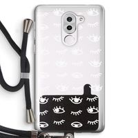 Eye pattern #3: Honor 6X Transparant Hoesje met koord