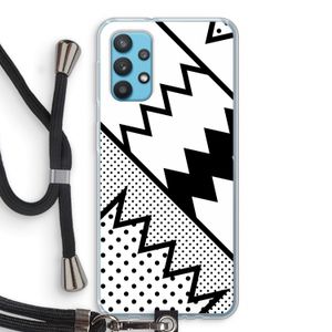 Pop Art #5: Samsung Galaxy A32 4G Transparant Hoesje met koord