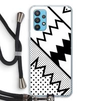 Pop Art #5: Samsung Galaxy A32 4G Transparant Hoesje met koord Pop Art #5: Samsung Galaxy A32 4G Transparant Hoesje met koord