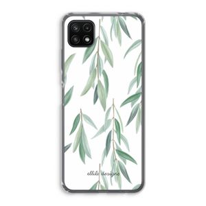 Branch up your life: Samsung Galaxy A22 5G Transparant Hoesje