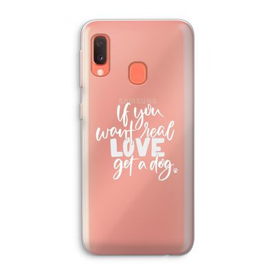 Partner in crime: Samsung Galaxy A20e Transparant Hoesje