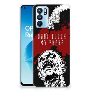 OPPO Reno 6 5G Silicone-hoesje Zombie Blood