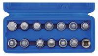 Carterplugset 3/8", 14-dlg. 802214