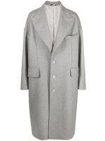 Dolce & Gabbana peak-lapels single-breasted coat - Gris - thumbnail