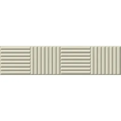 Volume White Bamboo mat 6x25