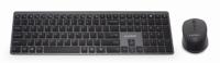 Gembird KBS-ECLIPSE-M500-ES toetsenbord Inclusief muis USB + Bluetooth QWERTY Engels Zwart - thumbnail