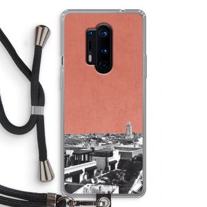 Marrakech Skyline : OnePlus 8 Pro Transparant Hoesje met koord