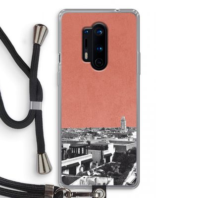 Marrakech Skyline : OnePlus 8 Pro Transparant Hoesje met koord
