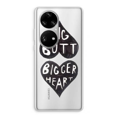 Big butt bigger heart: Huawei P50 Pro Transparant Hoesje