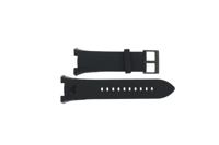 Horlogeband Armani AX1050 Silicoon Zwart 14mm