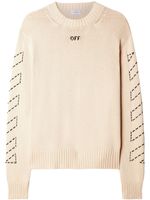 Off-White Diag Arrows jumper - Tons neutres - thumbnail