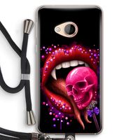 Dodelijk zoet: HTC U Play Transparant Hoesje met koord