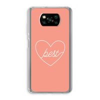 Best heart: Xiaomi Poco X3 Pro Transparant Hoesje