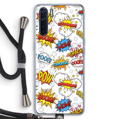 Pow Smack: Oppo A91 Transparant Hoesje met koord