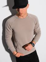 Ombre - heren sweater camel - ash - safari - B1156 - thumbnail