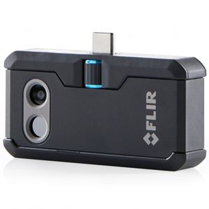 FLIR ONE PRO LT Android USB-C Warmtebeeldcamera voor smartphone -20 tot 120 °C 80 x 60 Pixel 8.7 Hz