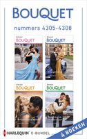 Bouquet e-bundel nummers 4305 - 4308 - Clare Connelly, Annie West, Cathy Williams, Amanda Cinelli - ebook