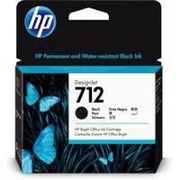 HP 712 80 ml inktcartridge voor DesignJet, zwart - thumbnail