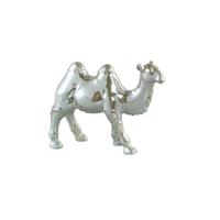 PTMD Aidan Gold green glazed ceramic camel statue stand