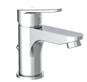 FUTURA DVGW ééngreepsmengkraan wastafel, chroom hochwaardige verchroming volgens DIN EN 248 bijzonder stil - geluidsklasse A geluidsarme, verwisselbare 35 mm-cartouche 1 ¼" (Ø ca. 4 cm) afvoer