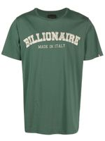 Billionaire t-shirt à logo brodé - Vert - thumbnail