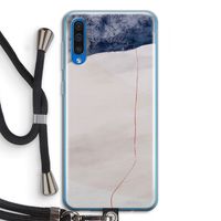 Stone White: Samsung Galaxy A50 Transparant Hoesje met koord