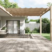 VidaXL Luifel verticaal 140x420 cm oxford stof taupe