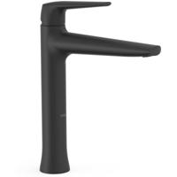 Wastafelkraan Tres Fuji | Opbouw | Mengkraan | Hoog model | 1-hendel | Zwart mat