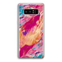 Pastel Echoes: Samsung Galaxy Note 8 Transparant Hoesje