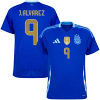 Argentinië Shirt Uit 2024-2025 + J. Alvarez 9