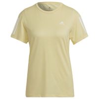 adidas Hardloopshirt Own The Run COOLER - Geel/Wit Dames