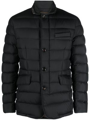 Moorer veste Zayn à design matelassé - Noir