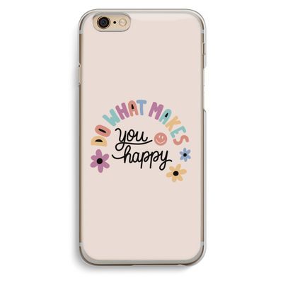 Happy days: iPhone 6 / 6S Transparant Hoesje