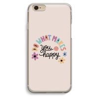 Happy days: iPhone 6 / 6S Transparant Hoesje