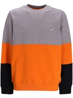 PS Paul Smith sweat rayé à design colour block - Gris - thumbnail